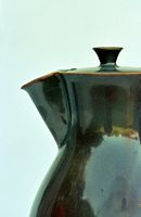 Schnauze gegossen und montiert, gro&szlig;e Kaffeekanne, 20'er Jahre